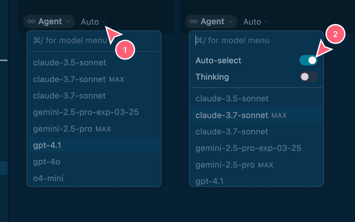 Setting AI Models in Cursor